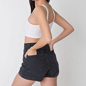 American Apparel | High waist vintage denim shorts